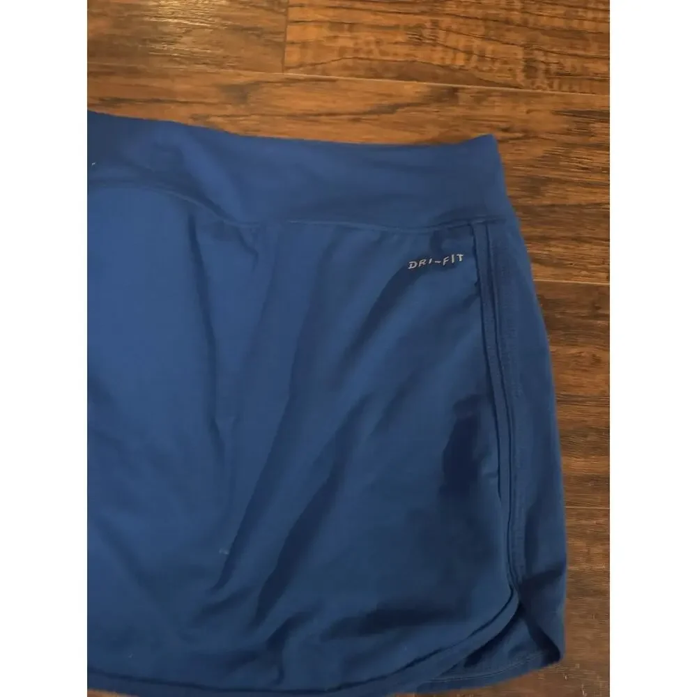 Nike Dri-FIT Women's Blue Pull-On Athletic Skort Size M Tennis Golf